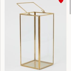 Gold and glass lantern